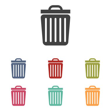 çöp Icons set