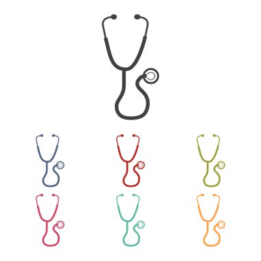 stetoskop Icons set