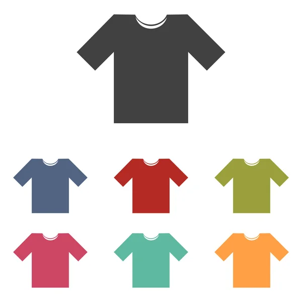 T-shirt Icons set — Stok Vektör