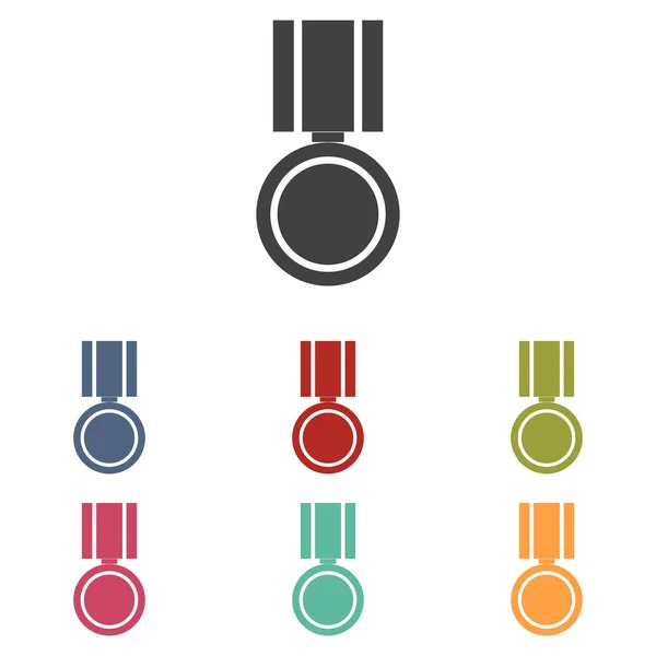 Ensemble d'icônes de médaille — Image vectorielle