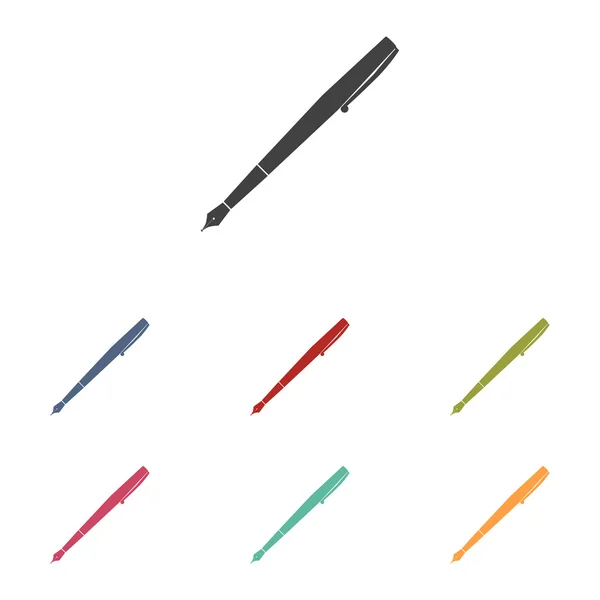 Ensemble d'icônes de stylo — Image vectorielle