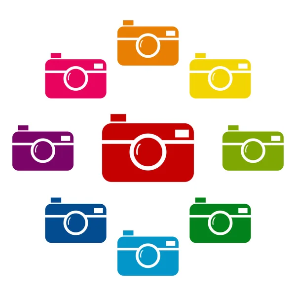 Colorfull icons set — Stock Vector