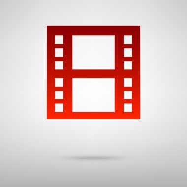 Gölge ile kırmızı simge