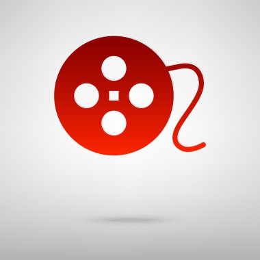 Gölge ile kırmızı simge