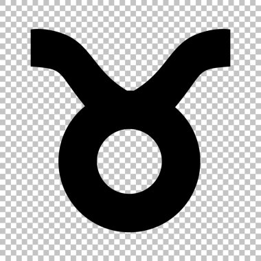 Saydam arka plan üzerinde izole siyah vektör simgesi