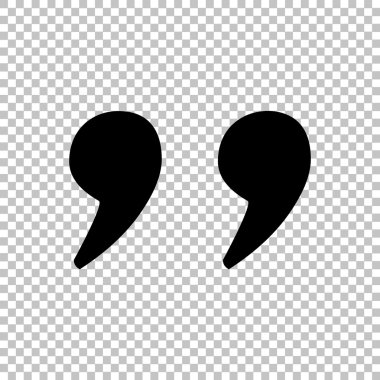 Saydam arka plan üzerinde izole siyah vektör simgesi