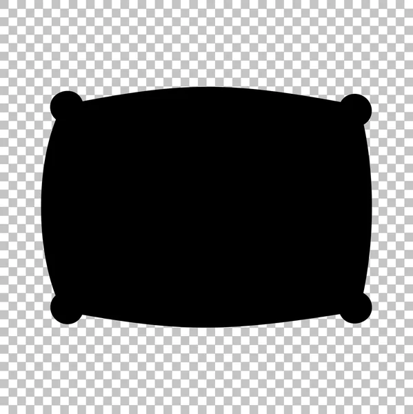 Icono de vector negro aislado sobre fondo transparente — Archivo Imágenes Vectoriales