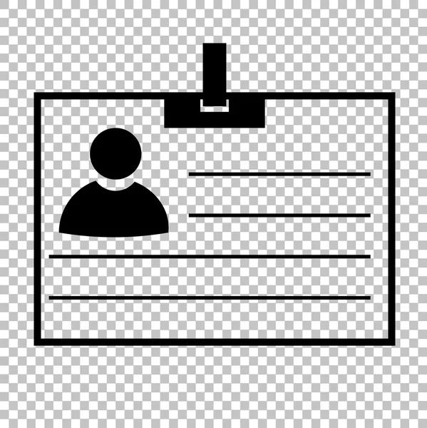 Zwarte vector pictogram geïsoleerd op transparante achtergrond — Stockvector