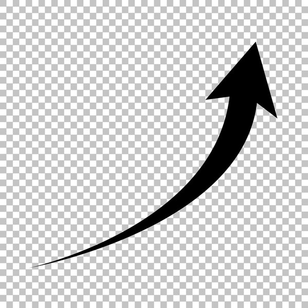 Black vector icon isolated on transparent background