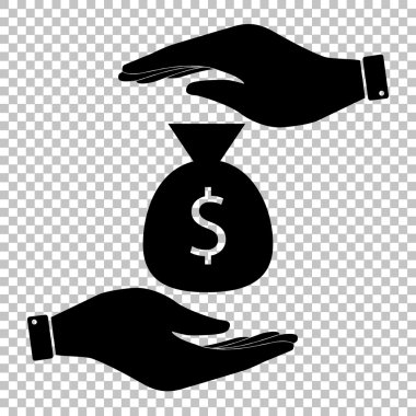 Saydam arka plan sembolü korumak