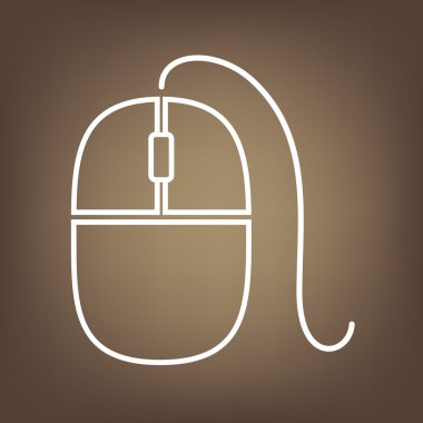 Kahverengi zemin üzerine satırı simgesi