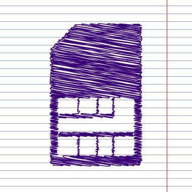 Kağıt üstünde scrible kutsal kişilerin resmi