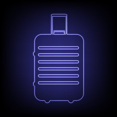 Vektör neon etkisi simgesi