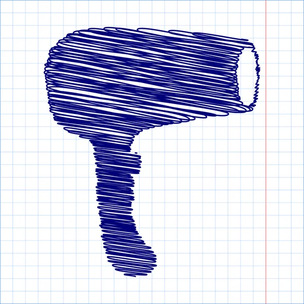 Icona Scribble con effetto penna — Vettoriale Stock