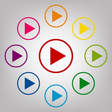 Simgeler renkler kümesi