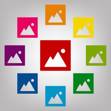 Simgeler renkler kümesi