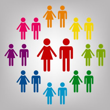 Simgeler renkler kümesi