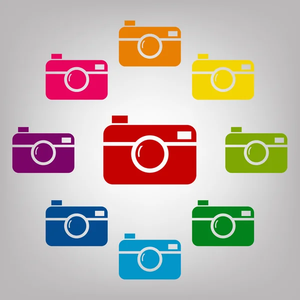 Conjunto de iconos colorfull — Vector de stock