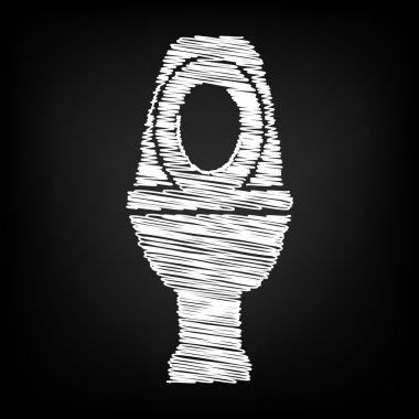 Tebeşir etkisi ile vektör simgesi