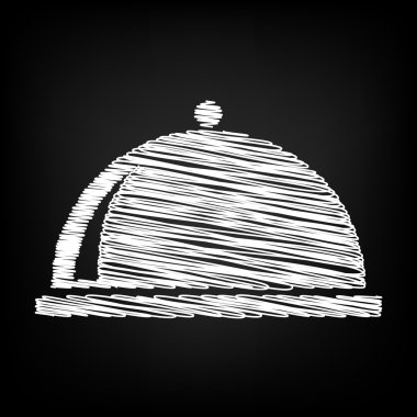 Tebeşir etkisi ile vektör simgesi