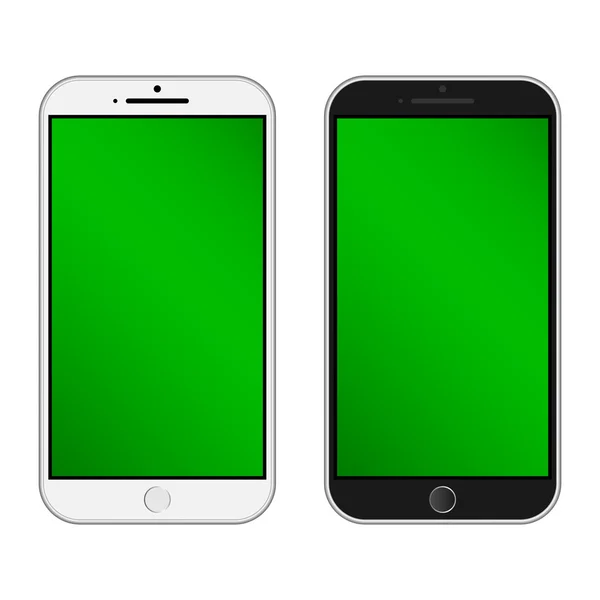 Black and white phones Stock Vector Image by