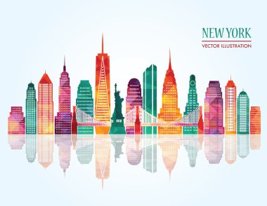 New York city. Vector illustration clipart