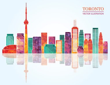 Toronto skyline clipart