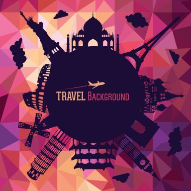 seyahat ve Turizm arka plan