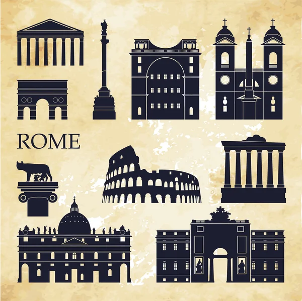 Rome. Vectorillustratie — Stockvector