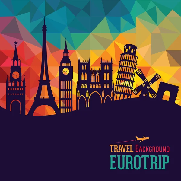 Seyahat ve Turizm arka plan. Europe