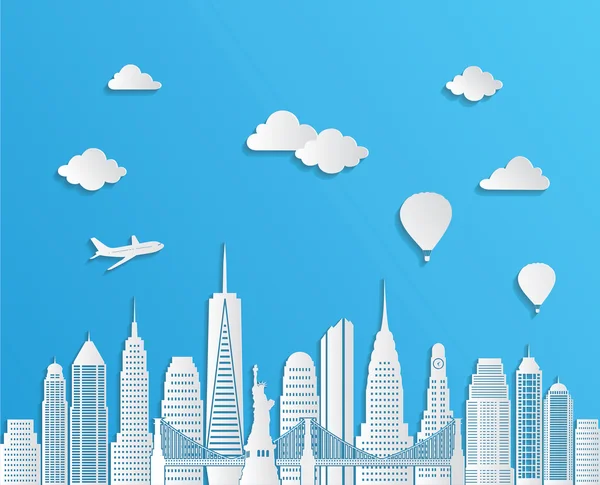 New York city Stock Illustration