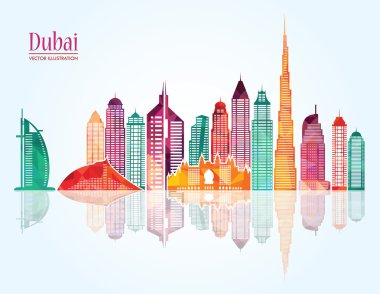 Dubai şehir manzarası