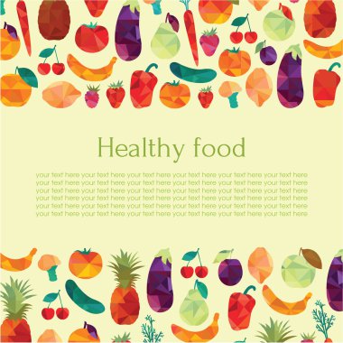 sağlıklı gıda konsepti