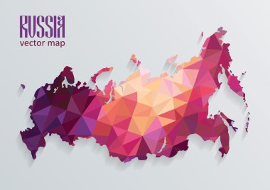 Rus harita illüstrasyon