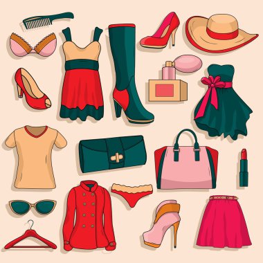 Moda öğeleri şekil