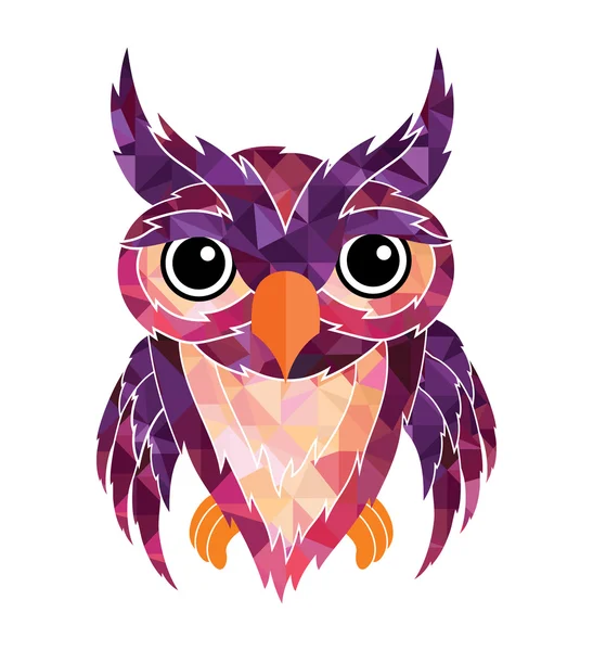 Owl animal illustration — Stock Vector