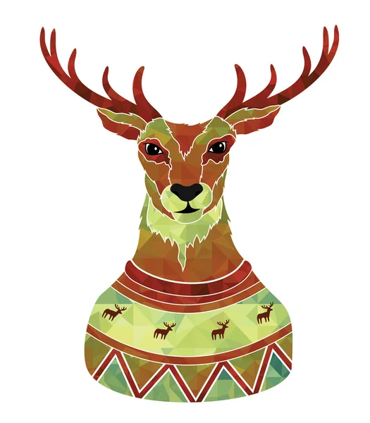 Mode cerf Hipster — Image vectorielle