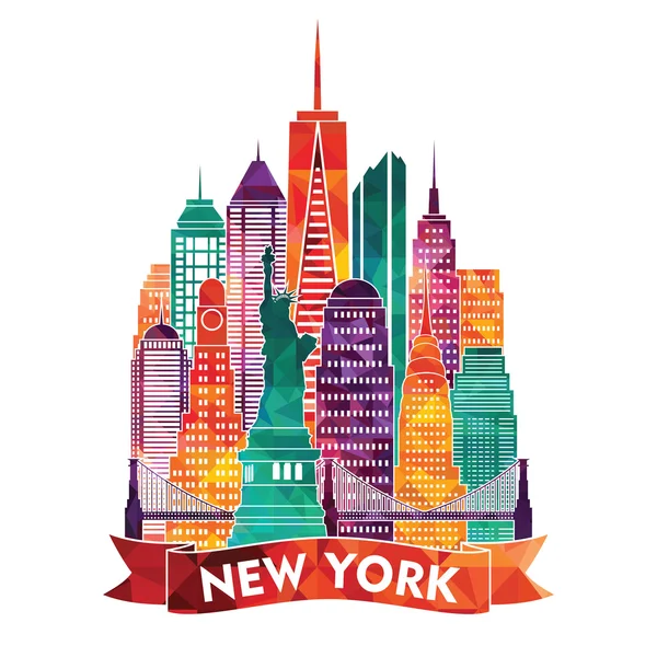 New York city illustration Stock Illustration