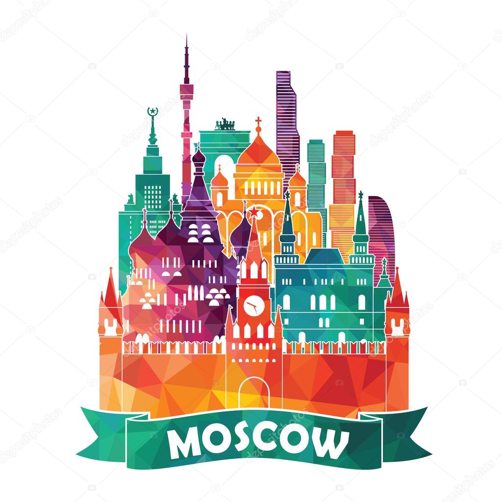 Moscow city  illustration