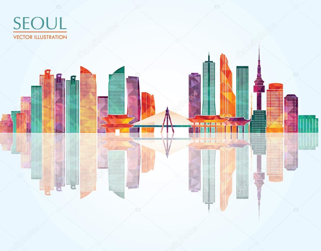 Seoul tourism background