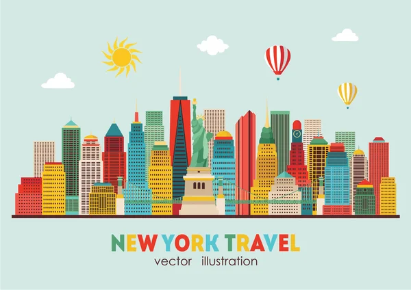 New York city Stock Illustration