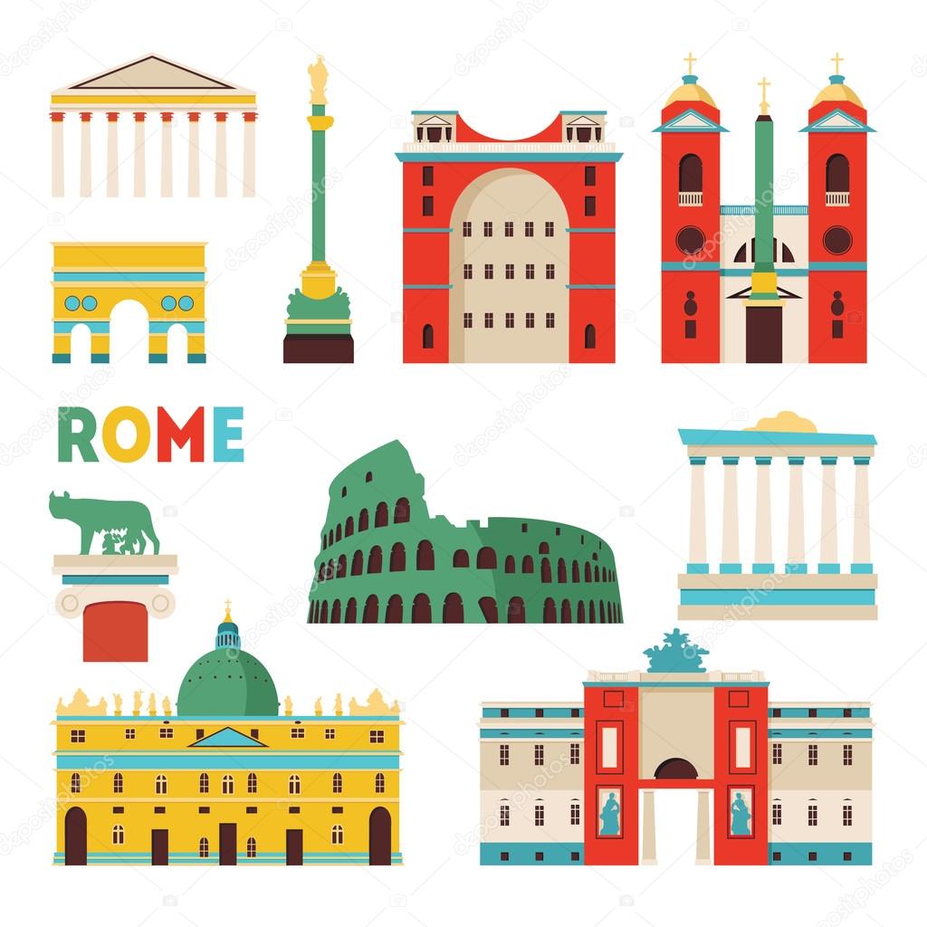 Italy city illustration