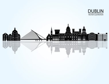 Dublin detaylı manzarası