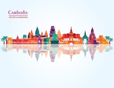 Kamboçya detaylı manzarası