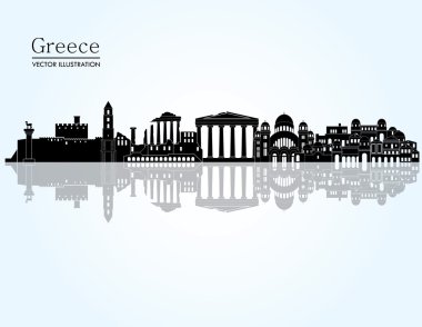 Yunanistan detaylı manzarası