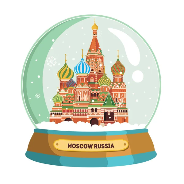 Moscú capital de Rusia — Vector de stock