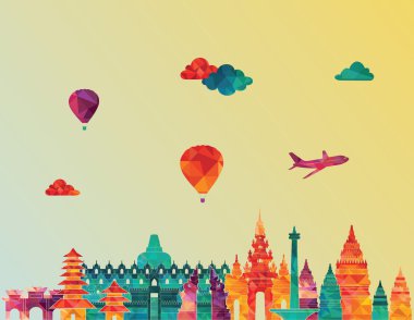 Endonezya detaylı manzarası