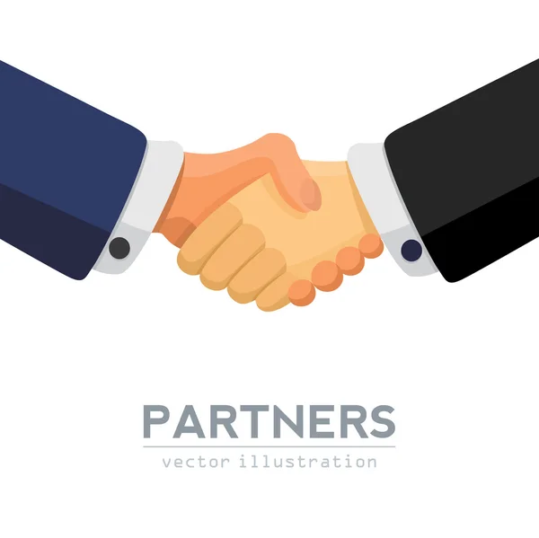 Handshake businessman agreement — Stock Vector
