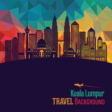Kuala Lumpur detaylı siluet