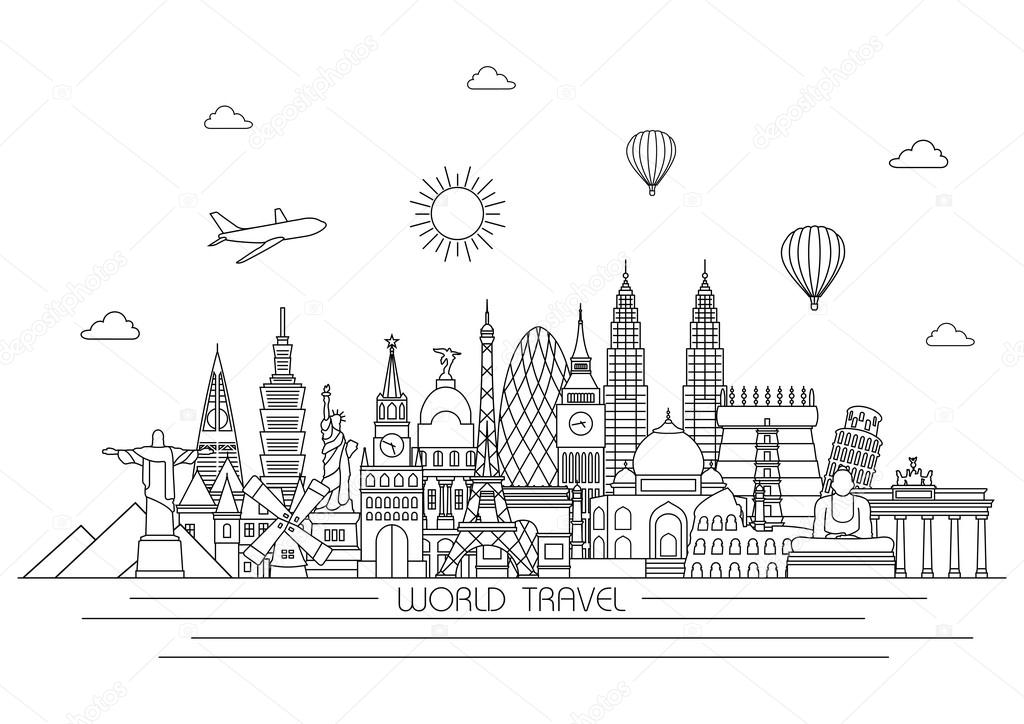 Travel and tourism background